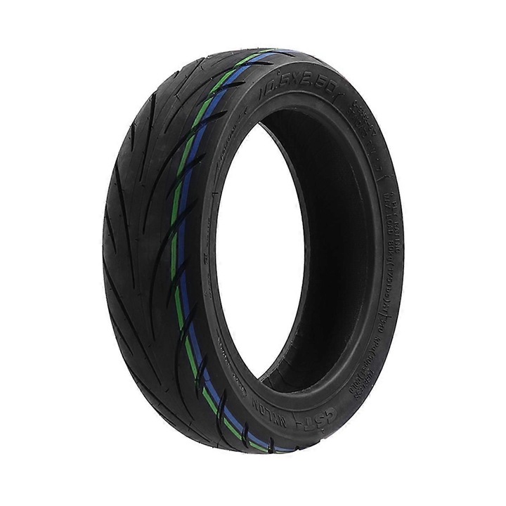 Anvelopa tubeless, 10.5x2.5 cauciuc, negru