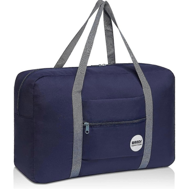 Utazótáska, 45x32x16cm, 25L, vízálló, cipzáras zsebbel, többszínű