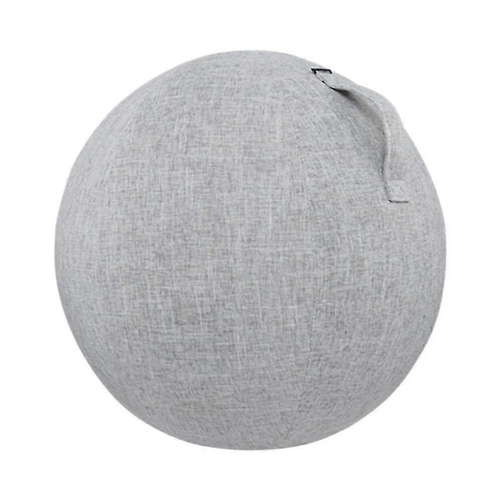 Husa de protectie pentru minge, 55cm/65cm/75cm, bumbac, in, gri