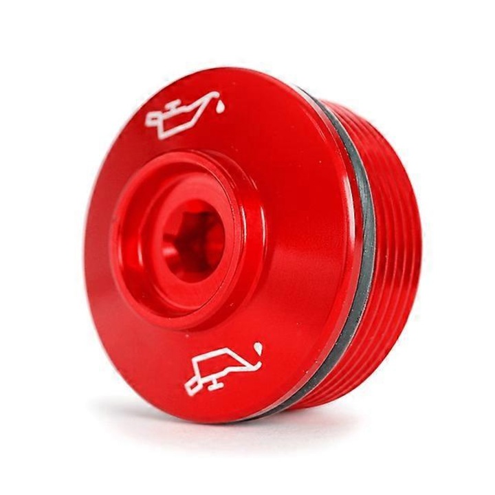 Capac ulei motor M34x1.5 pentru BMW R1200GS, R1250GS, R Nine T, rosu