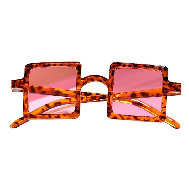 Детски слънчеви очила, многоцветни, 2-10 години, винтидж рамка с голям размер