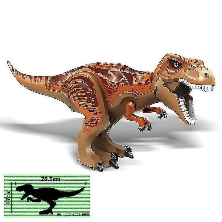 Комплект играчки за конструиране динозаври T-rex Quetzalcoatlus Spinosaurus Indoraptor пластмаса 3+ години