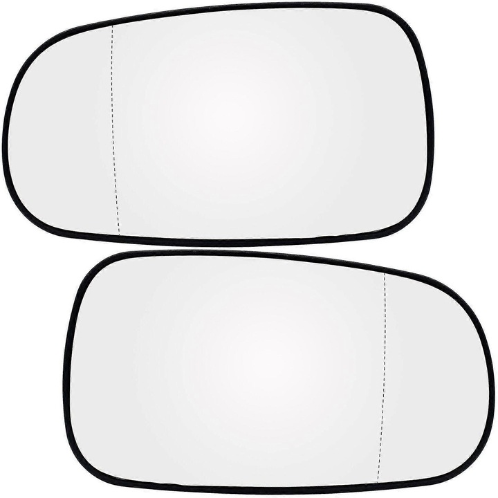 Отопляемо огледало за обратно виждане за Saab 9-3/9-5, ляво-дясно, широкоъгълно, ABS/стъкло