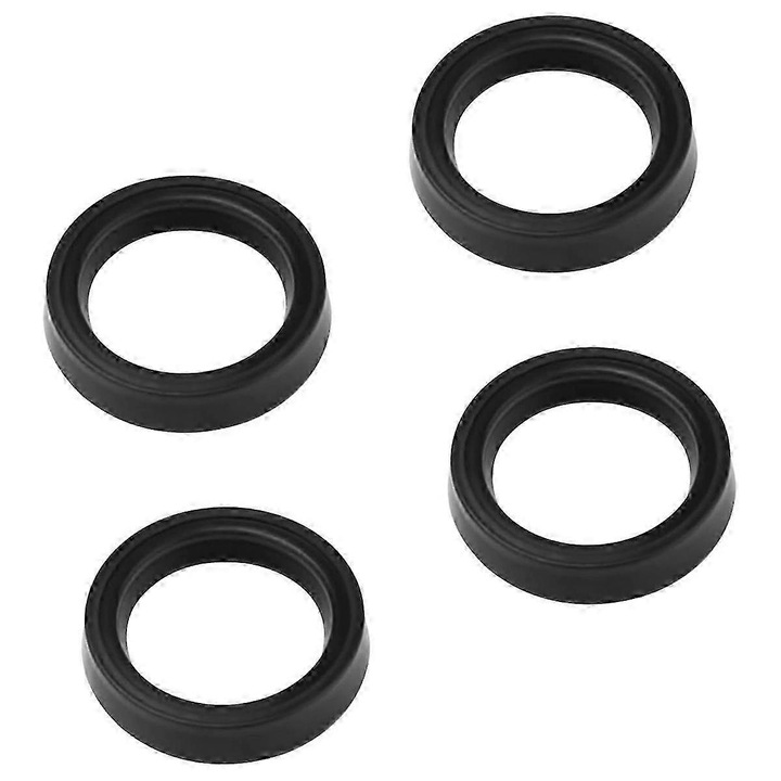 4 darabos medencetömlő-adapter készlet, fekete, szilikon
