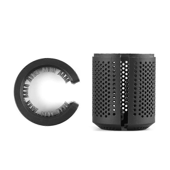 Capac filtru pentru uscator de par, compatibil cu modele HD01, HD03, HD08, HD15, design actualizat, culoare gri, set cu perie de curatare