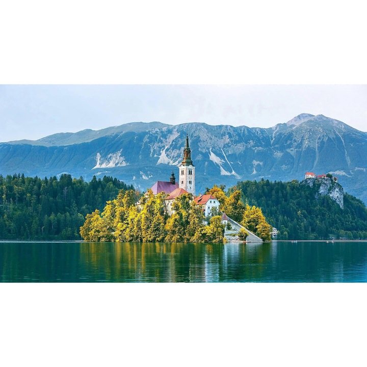 Пъзел Блед Словения, 1000 части, 75x50 см, многоцветен