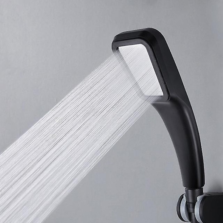 Coloana de dus cu 300 de orificii, 3 duze de pulverizare, argintie, dimensiune convenabila