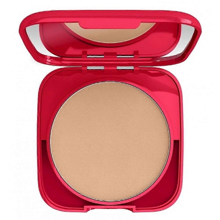 Fond de ten pudra Rimmel Lasting Finish, 10g, usor, rezistent la transpiratie, nu se transfera, nuanta 005 Ivory