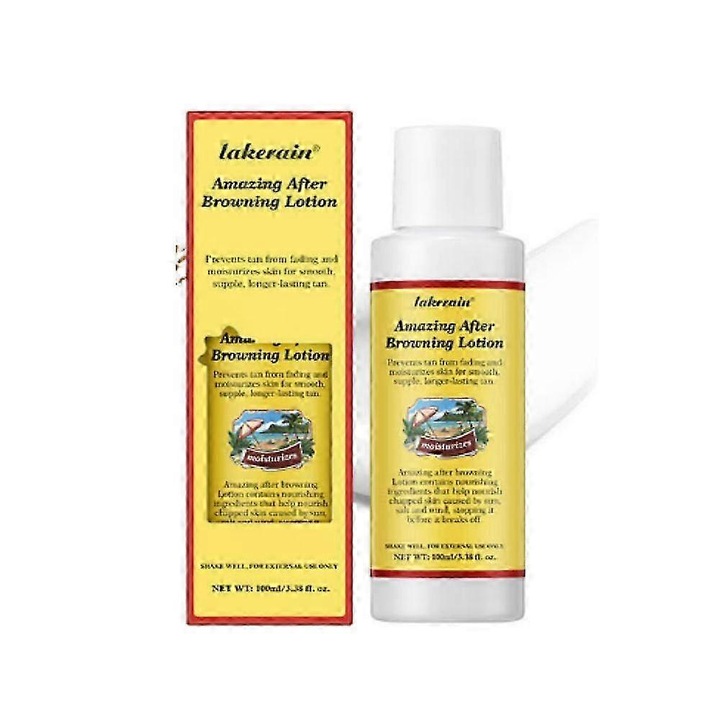 Lotiune autobronzanta, 100ml, efect hidratant, nuanta bronzata, LAKERAIN