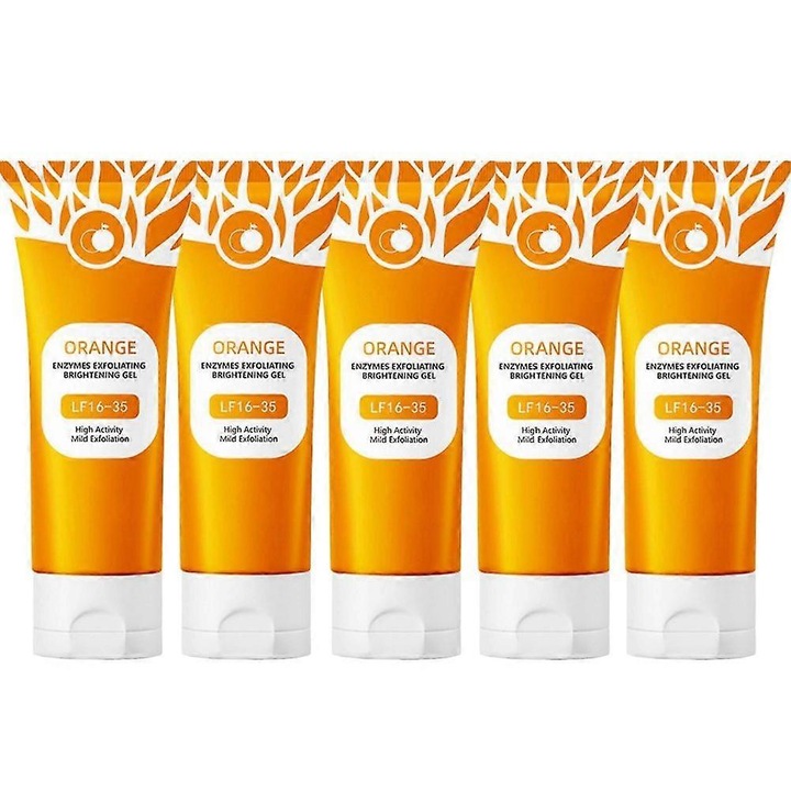 Gel exfoliant, 50g, pentru toate tipurile de ten, textura gel, 5 piese