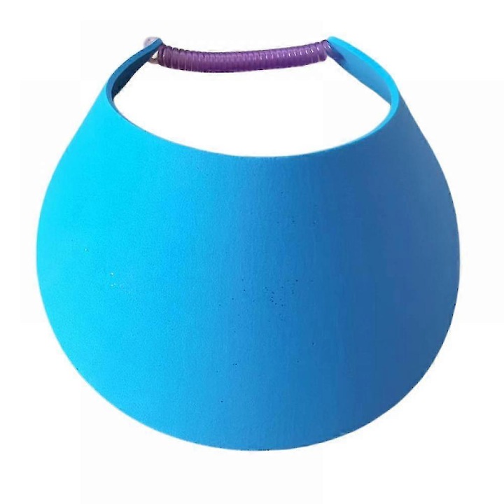 Дамска спортна шапка с регулируема структура от пяна, ретро дизайн, слънцезащита, синя