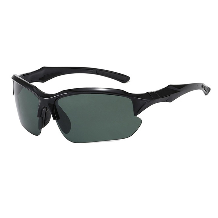 Bike Glasses (9301) - for Cycling and Sport Outdoor Activities, with UV Protection, Unisex - Black