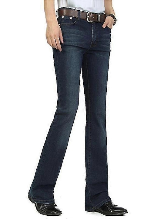 Férfi farmer, bootcut, sötétkék, farmer