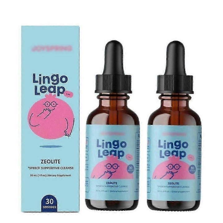 Picaturi pentru copii Lingo Zeolite, supliment alimentar, 2 bucati, gust dulce, usor de utilizat