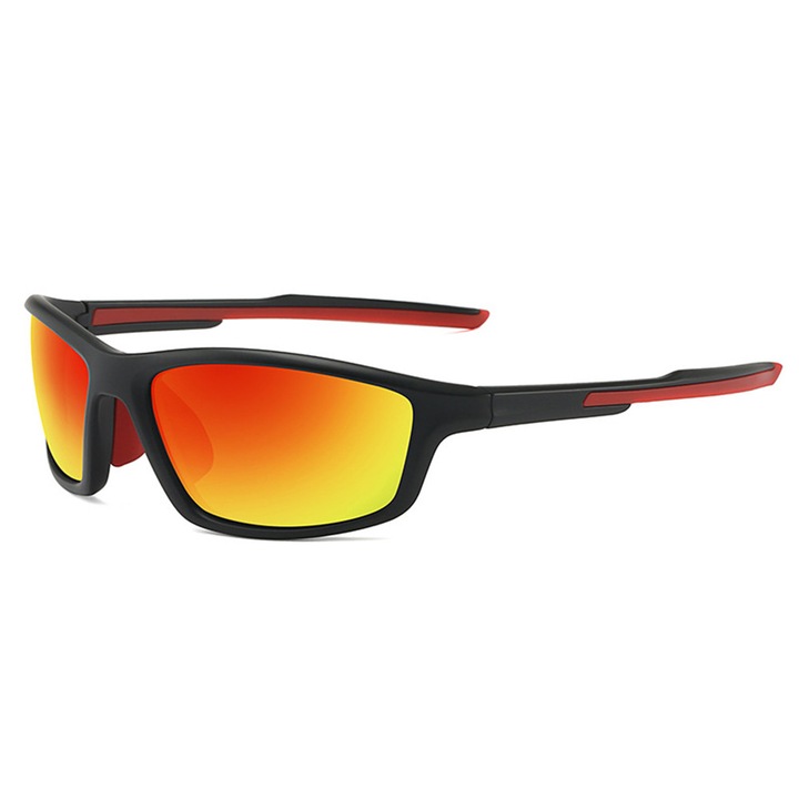 Ochelari sport Bike Glasses (3047) for Cycling and Sport Outdoor Activities, with UV Protection, Unisex Portocaliu