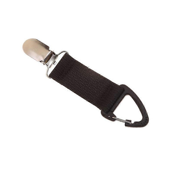 Clip pentru palarie, accesorii multifunctionale, negru, 12.5x3cm, set 1PC