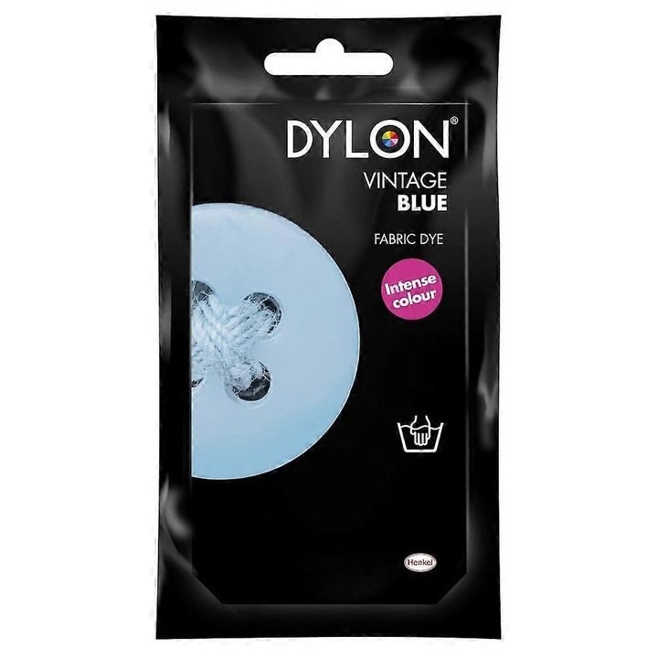 Dylon textilfesték 50g, vintage kék, kézi használatra szánt készlet