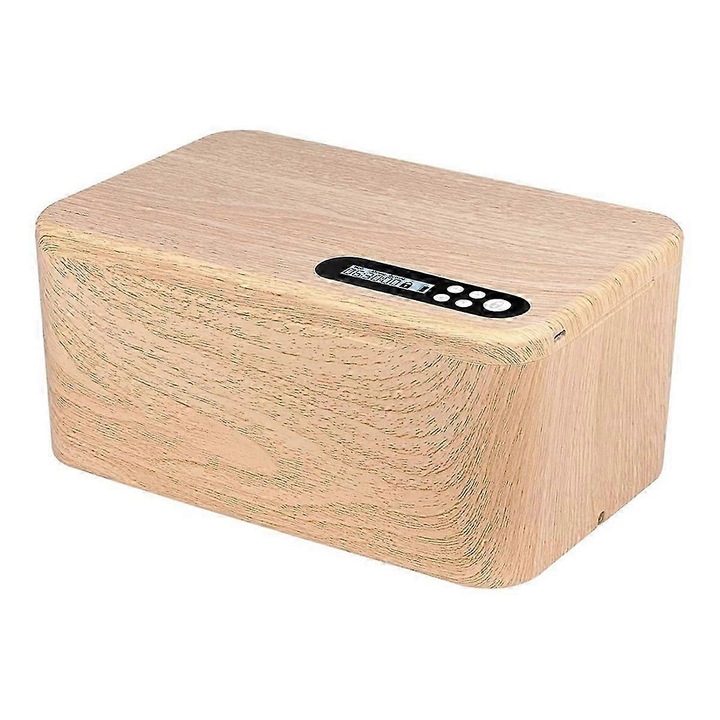 Cutie de siguranta cu temporizator, 24x15cm, pentru telefoane, culoare lemn