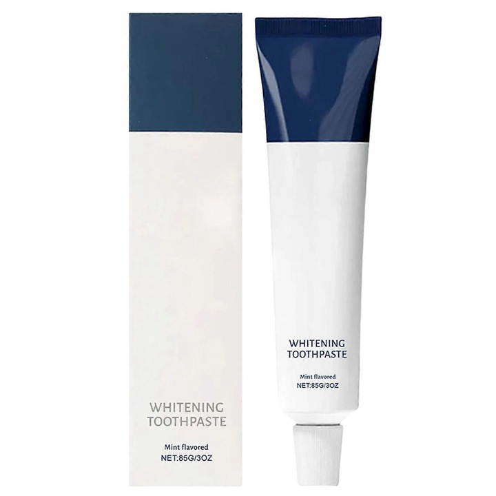 Fehérítő fogkrém, 85 g, hidroxiapatittal, fluoridmentes, 1/2/3 darabos készlet