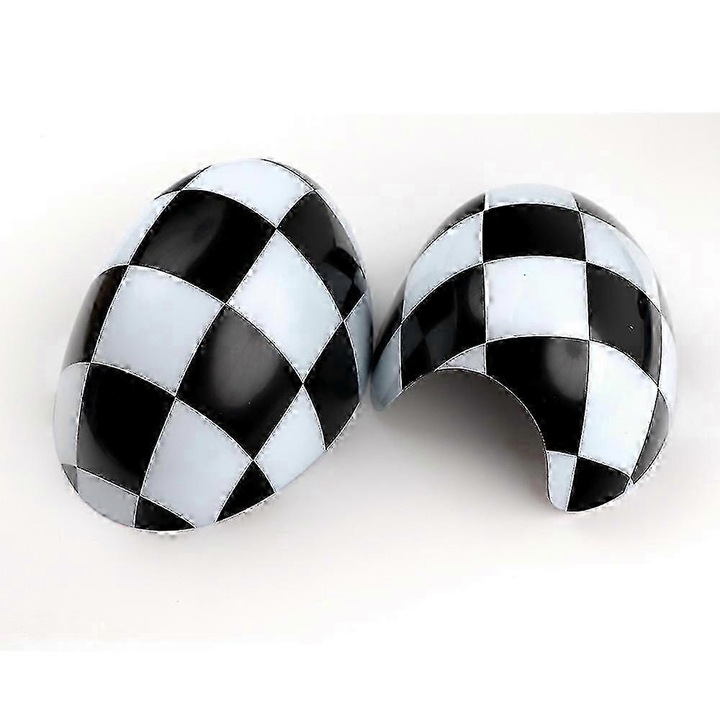 Комплект от 2 калъфа за огледала за обратно виждане Mini Cooper S Clubman R55 R56 R57 R58 R59 R61 Paceman R60 Countryman, PC, черен