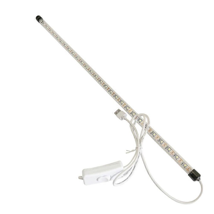 Lampă de detectare a scurgerilor pentru saxofon, alb, 50cm, set cu cablu USB