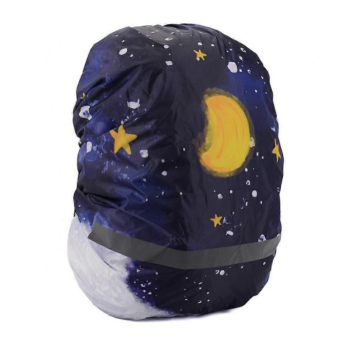 Rucsac cu protectie impermeabila, M, multicolor, pentru activitati in aer liber, capacitate 30-40 litri, material Oxford