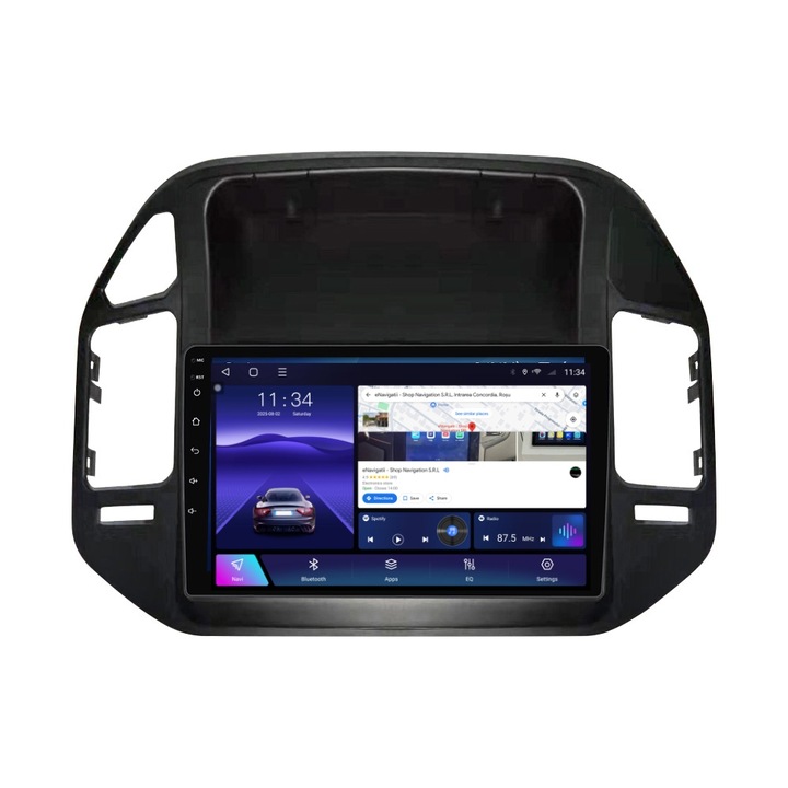 Navigatie Mitsubishi Pajero III (2001-2006) cu Android, 2GB RAM, 32GB ROM, Ecran 10" Touchscreen, CarPlay, SIM 4G