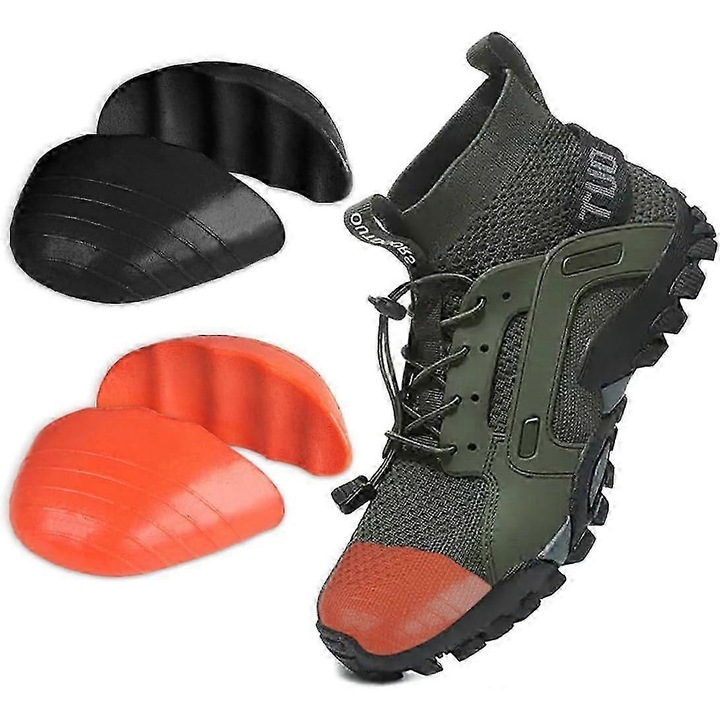 Insertii pentru incaltaminte, 2 perechi, ajustare pentru incaltaminte prea mare, portocaliu/negru