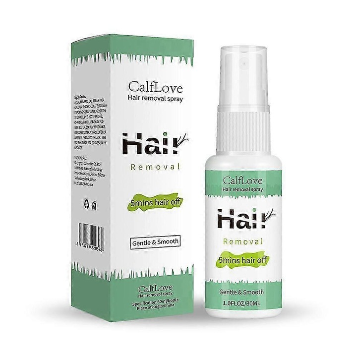 Spray depilare, 30g, cu extract de aloe, mentol, pentru hidratare si ingrijire a pielii