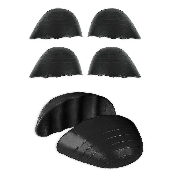 Umplutura pentru incaltaminte, 2 perechi, insertii pentru degete, pentru pantofi prea mari, negru