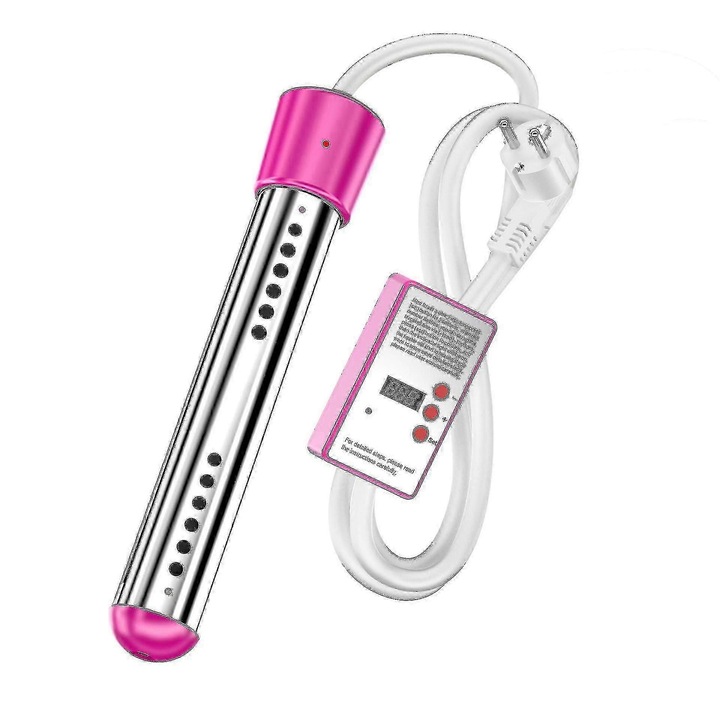 3000W електрически потопяем нагревател за басейн, преносим, неръждаема стомана, за бани и басейни, ЕС