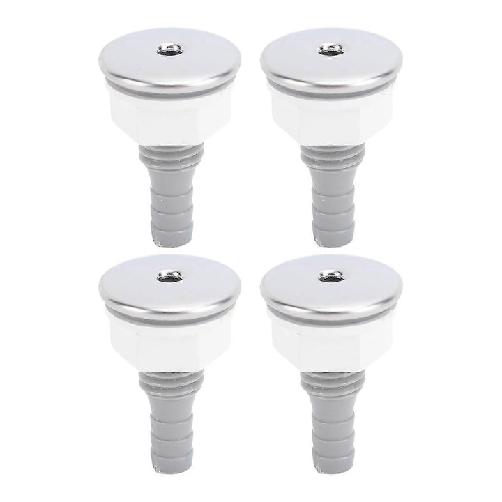 Set 4 duze aer pentru cada, PVC, 24.6mm, 7.8mm, rezistente la eroziune