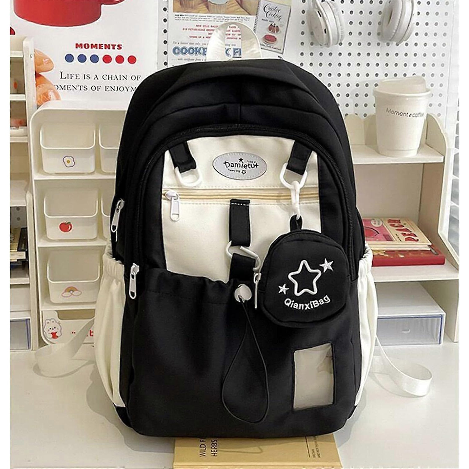 Rucsac laptop, cu compartimente, 16.9x5.5x11.8 inch, cu husa detasabila