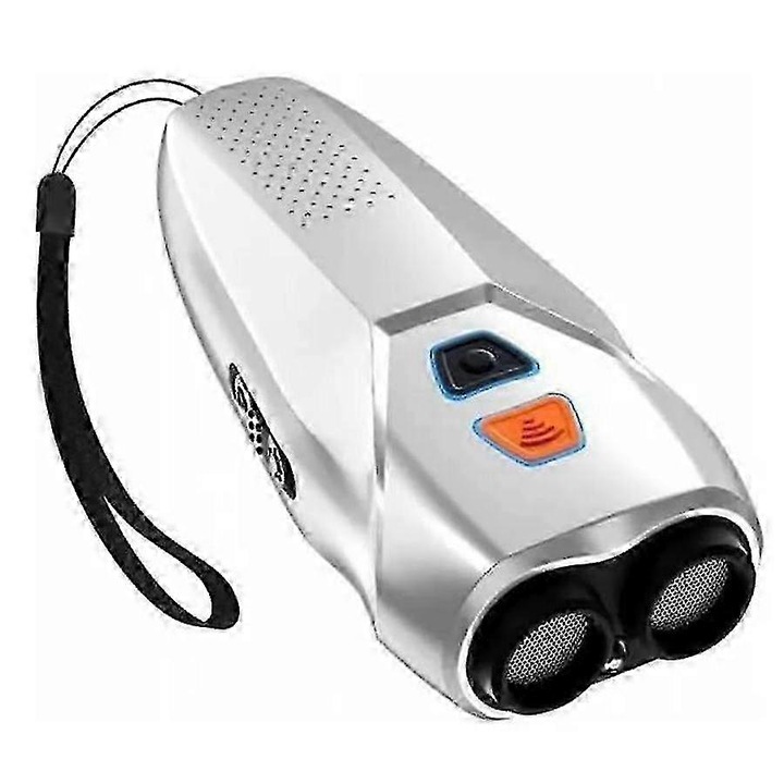 Repelent pentru caini Dazer III, ultrasonic, 3 intensitati, 10m, incarcare USB