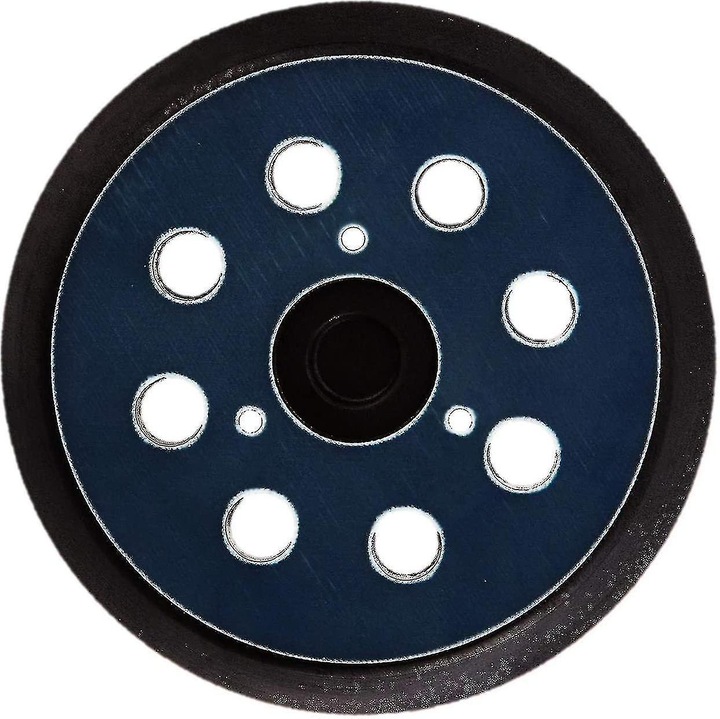 Set 2 pad-uri de slefuire 125mm pentru slefuitor orbital, 8 gauri, material poliuretan, design echilibrat