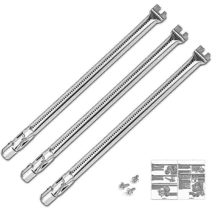 Gratar arzator din inox pentru Weber Genesis 300, 19.5 inch, set cu suruburi, rezistent la coroziune