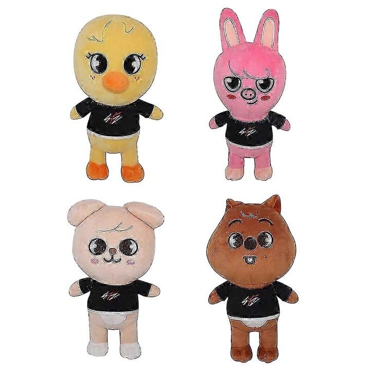 Jucarii de plus Stray Kids, Multicolor, 20x20 cm