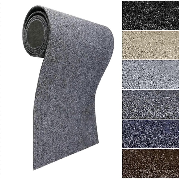 Covor de zgariat pentru pisici, 40x200cm, gri, autoadeziv