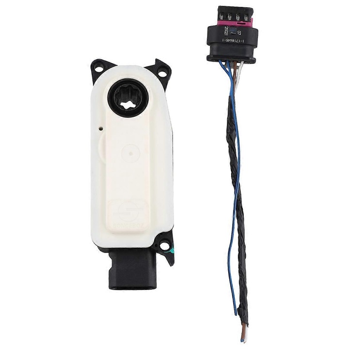 Hátsó ajtózár működtető Dodge Ram 1500-hoz, fekete, csatlakozóval ellátott szett