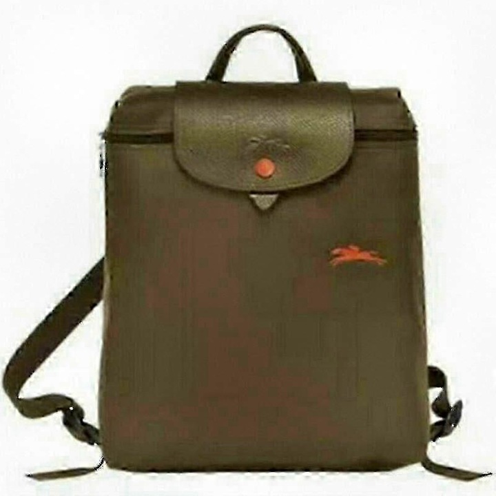 Rucsac pliabil din nylon, verde masliniu, 26x10x28cm, cu curele ajustabile