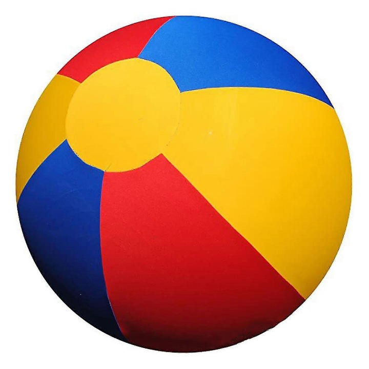 Minge de plaja gonflabila, multicolor, 130x130cm, set de 1 bucata