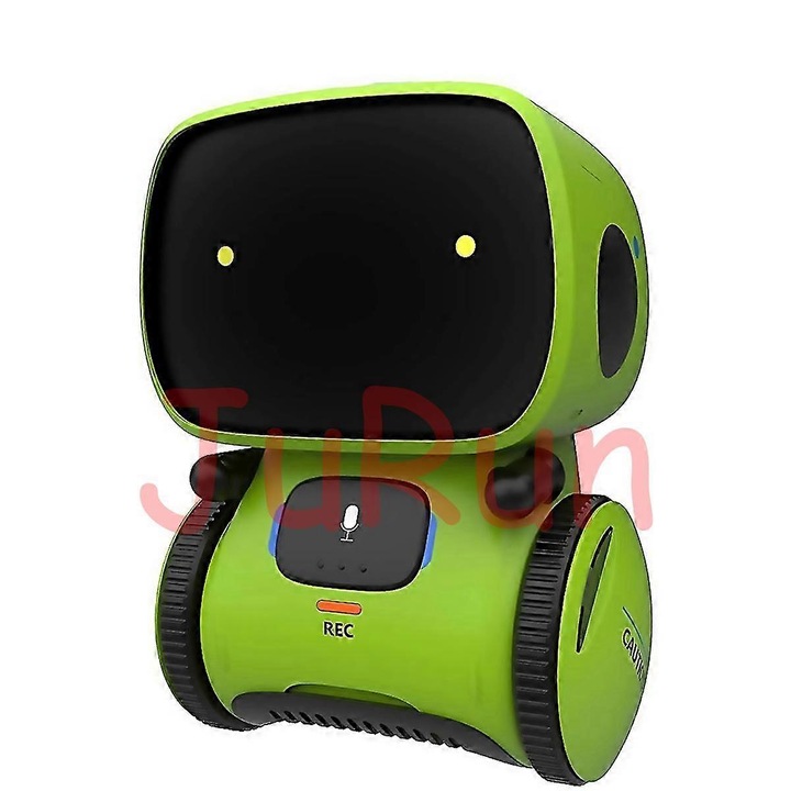 Robot inteligent cu control vocal, dansator si cantaret, dimensiuni mici, multicolor
