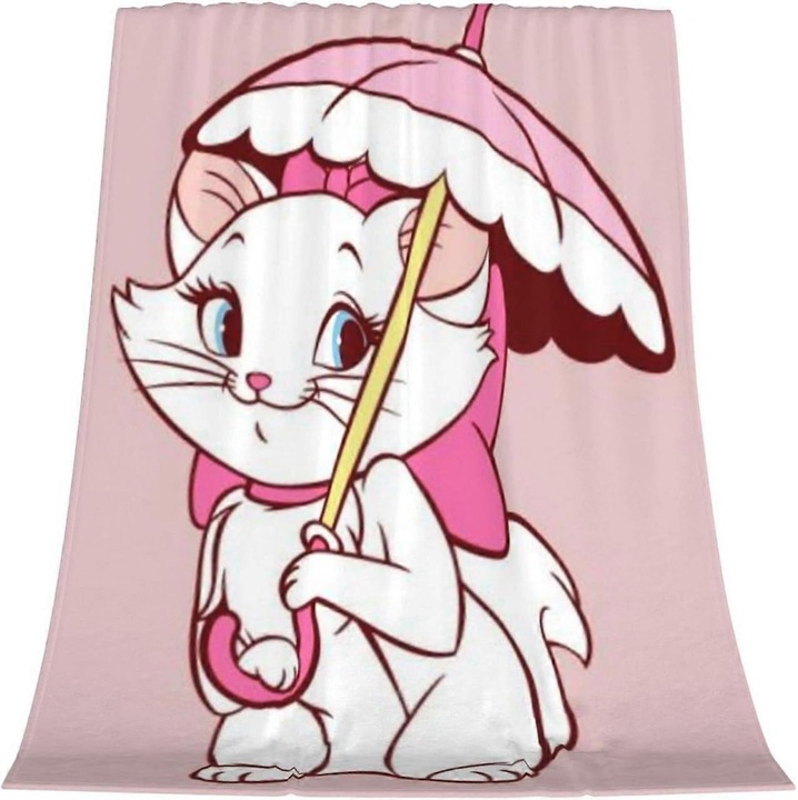 Фланелено одеяло против набухване, 200x150 см, многоцветно, леко и компактно