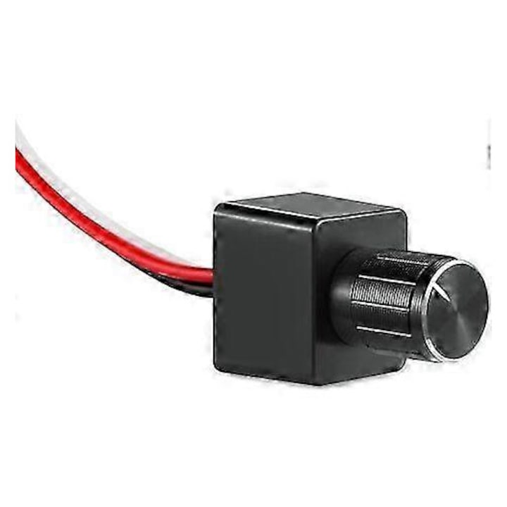 12V PWM димер за LED, халогенни, лампи с нажежаема жичка, димируем, 48W, за автобус, лодка, ремарке, ван