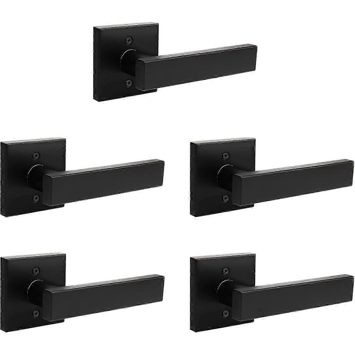 Maner usa dummy, 5 buc, inox negru, dimensiuni 2.58"x5.3"x0.98"