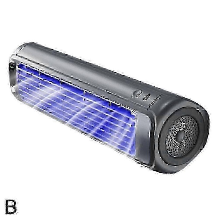 Racitor de aer portabil, 3 viteze, gri, 8.7x8.3x31.2cm