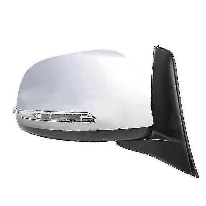 Oglinda retrovizoare electrica Suzuki SX4 2012-2013, dreapta, argintie, ABS+LED