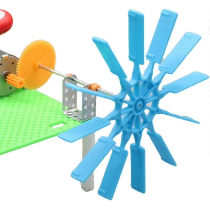 Model de experiment stiintific - Generator hidroeletric, set educativ, 15x12x12cm