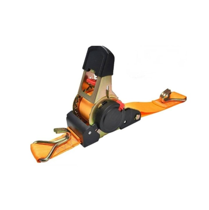 Chinga ancorare marfa cu clichet si retractie automata 25mm x 3, 5m, 640Kg, 640 daN