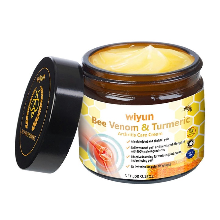 Artritisz kezelő krém méhméreggel és kurkumával, 60g